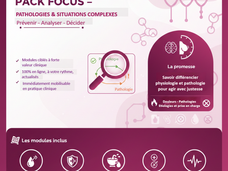 PACK FOCUS – Pathologies & Situations Complexes